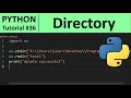 Python Tutorial #36 - Directory & File Management in Python Programming
