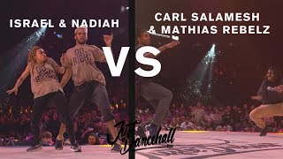 Dancehall Semi-Final - Juste Debout 2017 - Israel \u0026 Nadiah vs Carl Salamesh \u0026 Mathias Rebelz