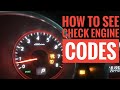 Find Check Engine CODE on Subaru without scan tool