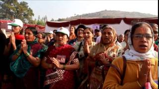 Camp Begins with Param Pujya Nandai \u0026 Suchit Dada Performing Prayers