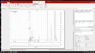Обработка ЯМР спектра - основы (MestReNova)