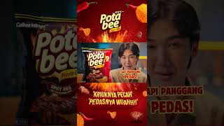 BARU! POTABEE SAPI PANGGANG PEDAS - Vertical 15s #snack #chip