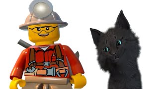 СУПЕР КОТ В ГТА ДЛЯ ДЕТЕЙ ЛЕГО СИТИ 🐱  Lego City Undercover 🐱 ЧЕЙЗ ПЕРЕОДЕЛСЯ В ШАХТЕРА