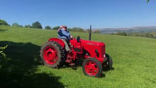 Harrowing The Fields in Crosby Garrett - Vintage Tractor