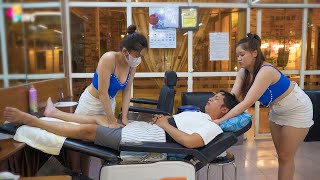 (ASMR) The best thing was getting massaged by Trinh and Nhi - Am I the lucky guy ?