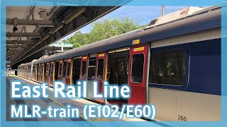 【行車片段】東鐵綫 MLR-train (E102/E60) 大學至大埔墟終點站