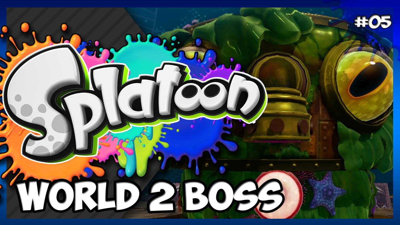 Splatoon Single Player Campaign World 2 Boss Battle Part 5 Walkthrough ...