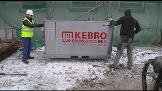 Kebro TV - Folge 8:   Baubeheizung von Großprojekten - mobile Heizzentrale Bauheizung