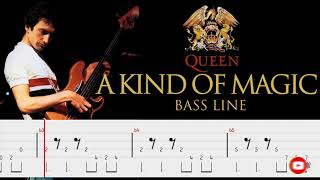 Queen - A Kind Of Magic (Bass Line) By John Decon