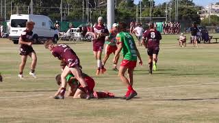 Rugby League Game. U16 Wynnum Manly Juniors V Burleigh Bears Trial Part 2