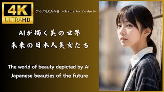 アルゴリズムの彩 -Algorithm Irodori- 「AIが描く美の世界：未来の日本人美女たち」