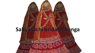 Sabyasachilehenga//Deepikawedding// Bollywood// traditional// red lover//
