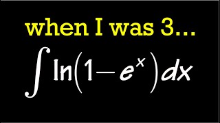 I couldn't do this integral when I was 3...