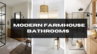 Beautiful Modern Farmhouse Bathrooms | Modern Farmhouse Home Decor | And Then There Was Style