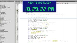 DigitalClock made in Java