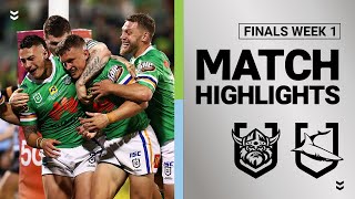 Raiders v Sharks | Finals Week 1 | Telstra Premiership | NRL