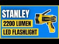 STANLEY FATMAX SL10LEDS Rechargeable 2200 Lumen Lithium Ion Ultra Bright LED Spotlight Flashlight