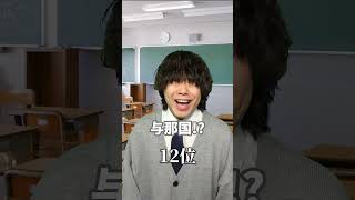 受験直前期に言ってみたいことランキング #shorts