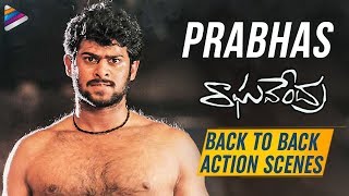 Prabhas BEST ACTION Scenes | Raghavendra Telugu Movie | Prabhas | Simran | Anshu | Telugu FilmNagar