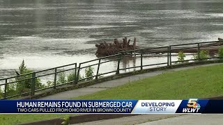 Human remains found in submerged car