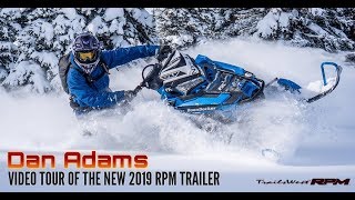 Dan Adams Video Tour of the 2019 RPM Snowmobile Trailer