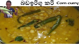 Uddika මාමා කියපු බඩඉරිගු කරි එක අපිත් හැදුව ඇත්තටම ඒක සුපිරි/How To Make Corn Curry