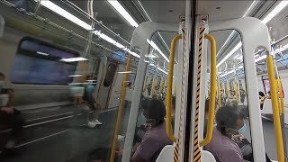 港鐵東鐵線 R-Train (D052/D054) 旺角東至金鐘(不停會展站)