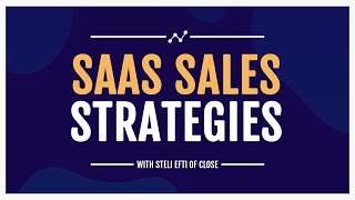 Successful SaaS Sales Strategies Webinar (How to sell SaaS)