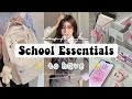 school essentials to have | aesthetic school supplies | aesthetic bag 📚🖍️