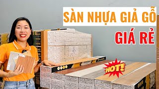 Sàn nhựa giả gỗ giá rẻ đẹp như sàn gỗ tự nhiên | Báo giá sàn nhựa giả gỗ | Lê Hạ Haroma