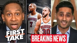 FIRST TAKE | KD backs to Golden State - Stephen A: Kevin Durant would make Warriors title contenders