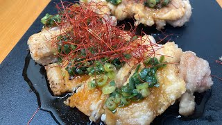 油淋鶏を焼いてハイボールをキメるだけの動画