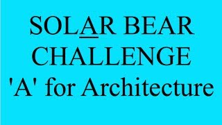 SBC #4 - A for Architecture