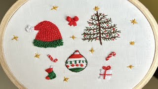 Christmas Embroidery - 2024 | Hand Embroidery For Beginners