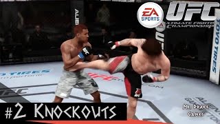 #2 Knockouts EA Sports UFC Gameplay PS4 #BotaPraDormir