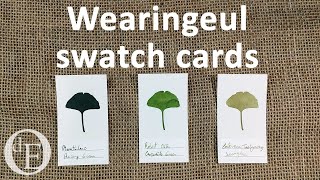 Wearingeul ginkgo swatch cards - Review