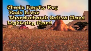 Chen's Empty Keg Kodo Liver Quest Wow Classic | Пустой бочонок Чэня Печень кодо  Квест Вов Классик