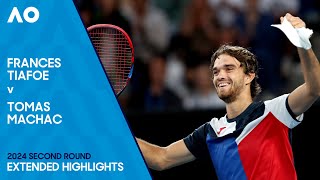 Frances Tiafoe v Tomas Machac Extended Highlights | Australian Open 2024 Second Round