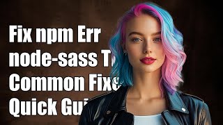 Fixing npm install Errors with node-sass: Common Solutions and Tips