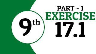 Exercise 17.1 - Class 9 Math - Part 1 | Waqas Nasir