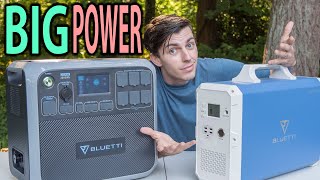 HUGE Portable Power Station Review - Bluetti EB240 vs AC200P Solar Generators