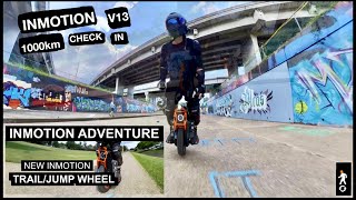 A NEW INMOTION WHEEL? A GROUP RIDE \u0026 V13 CHALLENGER 1000km Check in.  What a GREAT fun wheel!