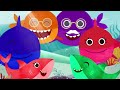 Five Little Baby Sharks Jumping on the Bed + More Baby Shark Songs