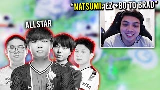 NATSUMI Drow Ranger EZ +80 GAME vs. ALLSTAR?! (Ws, Paparazi, Emo \u0026 NothingToSay)