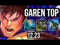 GAREN vs MUNDO (TOP) | 8/1/1, 300+ games, Dominating | EUW Diamond | 12.23