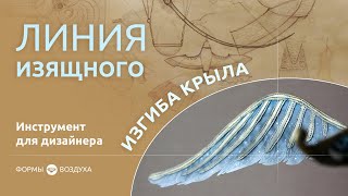 Изящная линия изгиба крыла - инструмент для дизайна скульптур из папье-маше