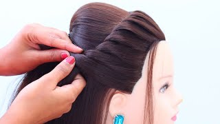 easy everyday hairstyle - new and simple hairstyle for girls | hair style girl