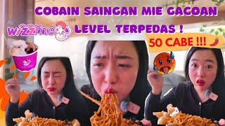 COBAIN WIZZMIE LEVEL TERPEDAS 50 CABE !! 🥵 KATANYA SAINGAN MIE GACOAN ? REVIEW JUJUR ! 😱