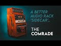 A BETTER audio rack sidecar.. The COMRADE by Munstre - Recording studio outboard gear wood cabinet