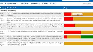 Standards Overview Standard Report (Progress Book)